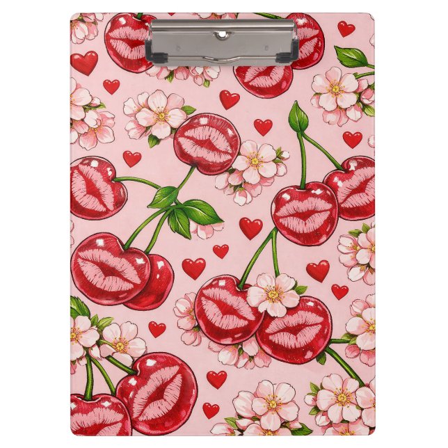 Cherry Kiss Clipboard (Front)