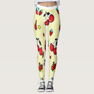 "Cherry Kiss" Leggings