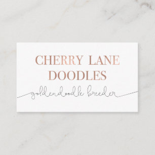 Cherry Lane Doodles Business Card