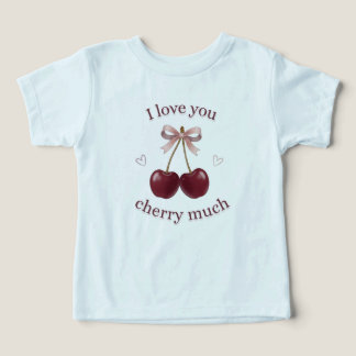 Cherry Love Quote T-Shirt Design