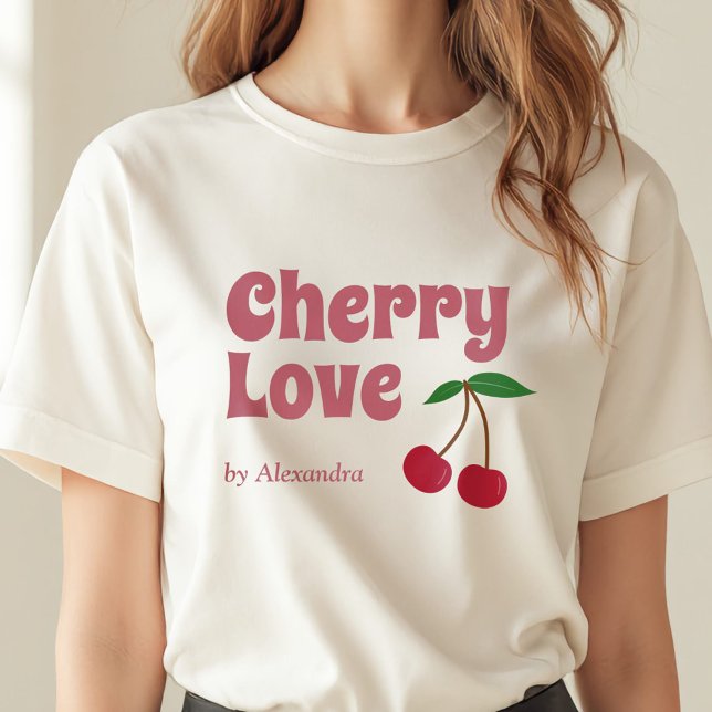 Cherry Love Tri-Blend Shirt (Cherry Love T-Shirt)