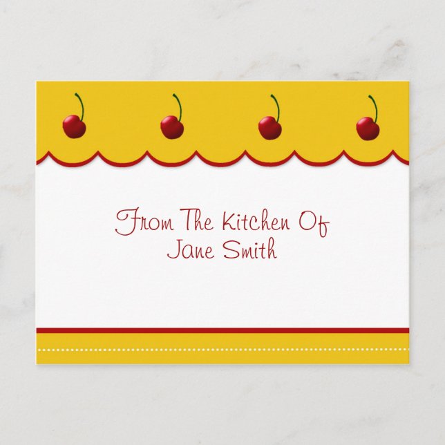 Cherry Lover Recipe Card (Front)