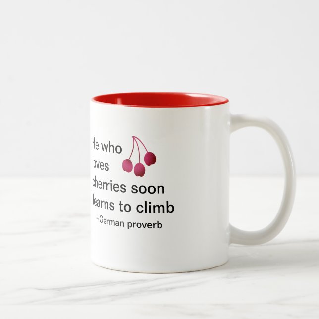 Cherry Lovers Mug (Right)