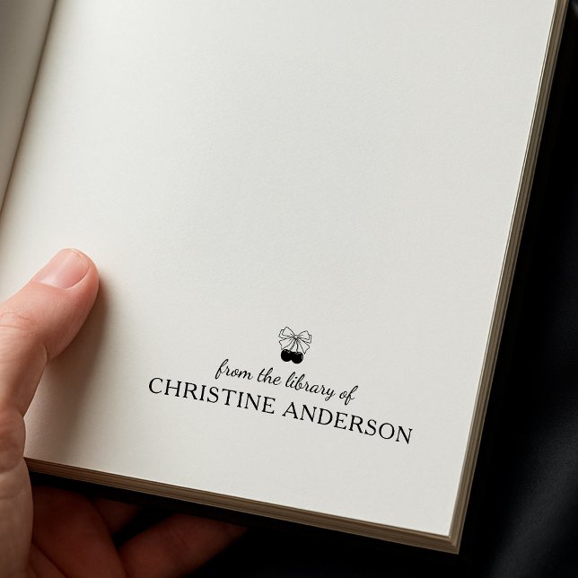 Cherry | Make Your Own | From The Library Of  Book Rubber Stamp (Creator Uploaded)