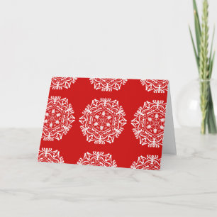 Cherry Mandala Holiday Card