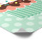 Cherry & Mint Cupcake Canvas Print