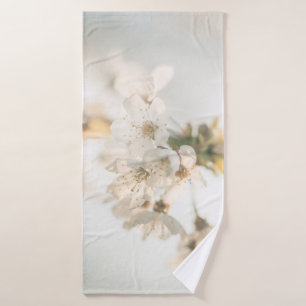 Cherry Nature Photo Bath Towel