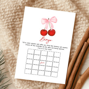 Cherry on Top Baby Shower Bingo Game