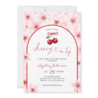 Cherry On Top Baby Shower Pink Cherry Blossom