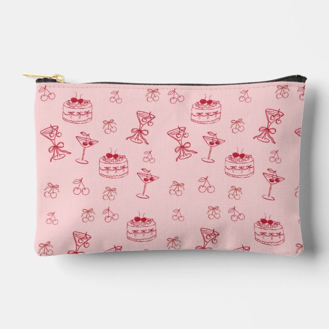  Cherry on Top Birthday Accessory Pouch (Front)