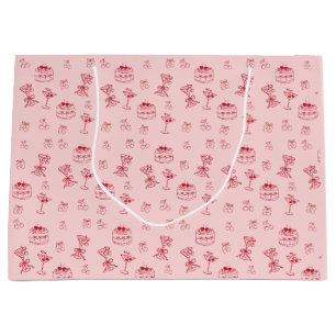 Cherry on Top Birthday Large Gift Bag