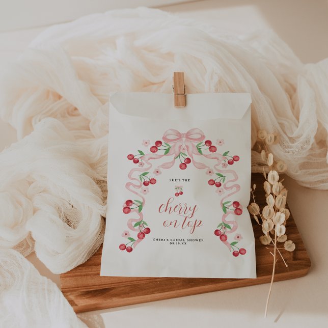 Cherry on Top | Bridal Shower  Favour Bags (Creator Uploaded)