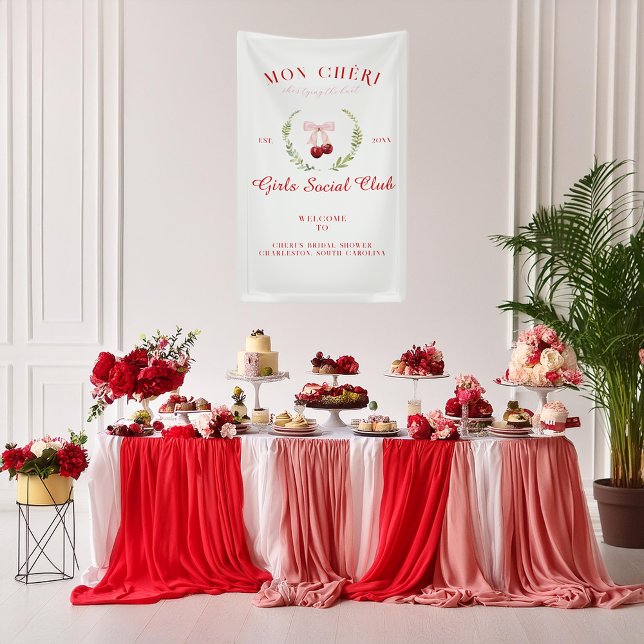 Cherry on Top | Bridal Shower Welcome Banner (Creator Uploaded)