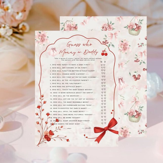 Cherry on Top Guess Who Game | Mummy or Daddy Pink (Creator Uploaded)