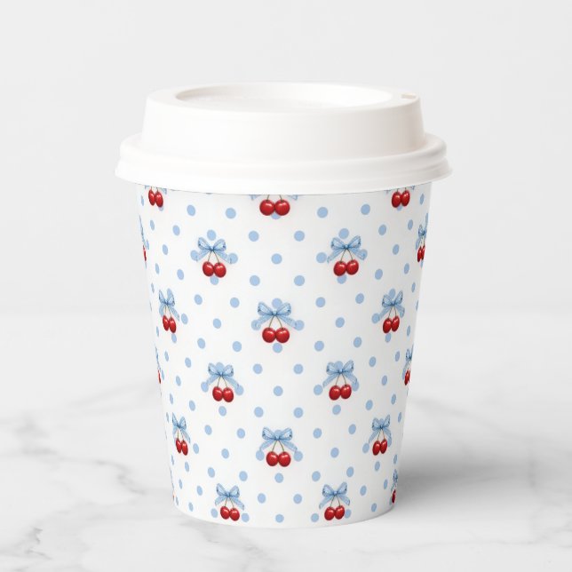 Cherry on Top Paper Cups (Front)