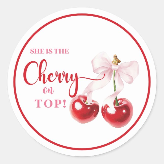 Cherry on Top Stickers (Front)