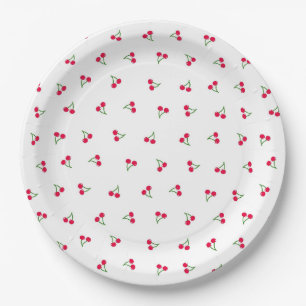 CHERRY PAPER PLATE