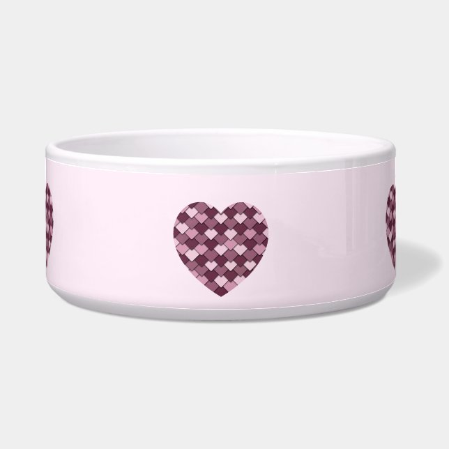 Cherry Passion Pink Square and Diamond Heart (Front)