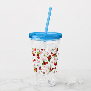Cherry Pattern 1 Acrylic Tumbler