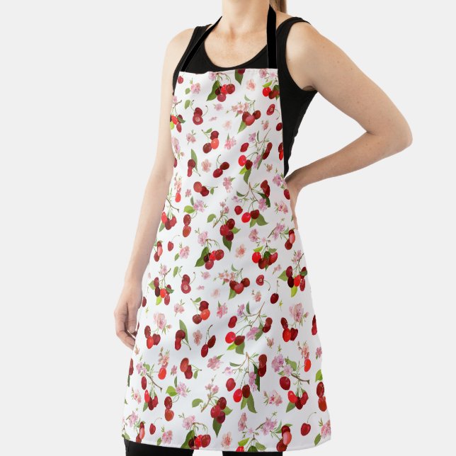 Cherry Pattern 1 Apron (Insitu)