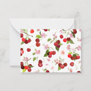 Cherry Pattern 1 Card