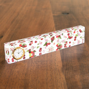 Cherry Pattern 1 Nameplate