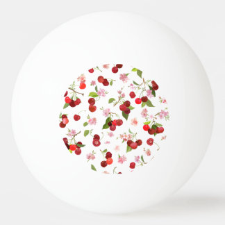 Cherry Pattern 1 Ping Pong Ball
