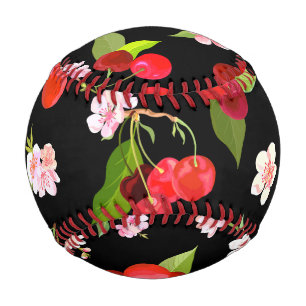 Cherry Pattern 2 Baseball