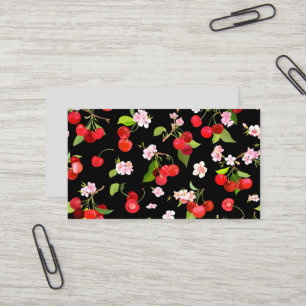 Cherry Pattern 2 Business Card