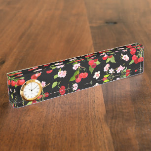 Cherry Pattern 2 Nameplate
