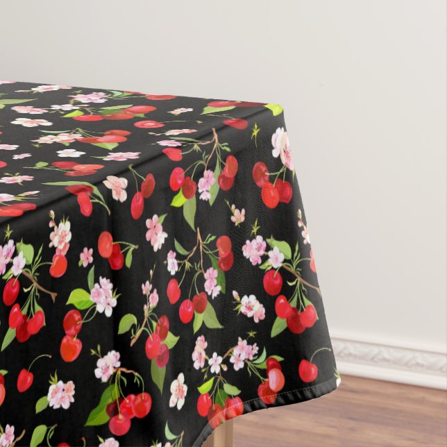 Cherry Pattern 2 Tablecloth (In Situ)