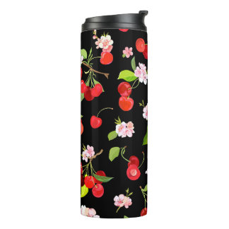 Cherry Pattern 2 Thermal Tumbler
