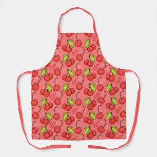 Cherry Pattern Apron