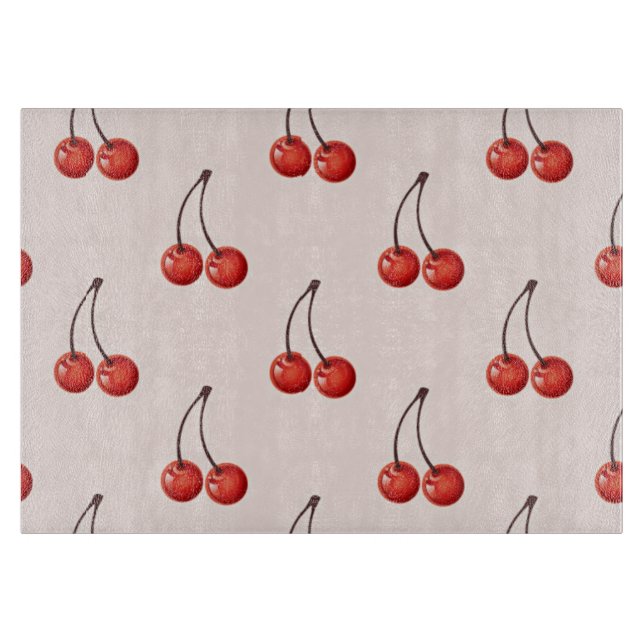 Cherry pattern cutting board (Front)