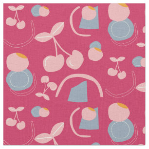 cherry pattern fabric