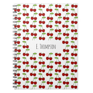 Cherry Pattern Photo Notebook