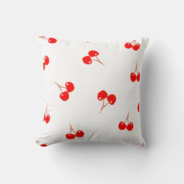 Cherry Pattern Pop Version Cushion (Front)