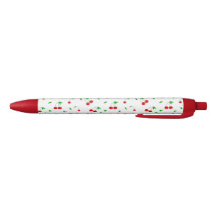 Cherry Pattern, popular design Black Ink Pen