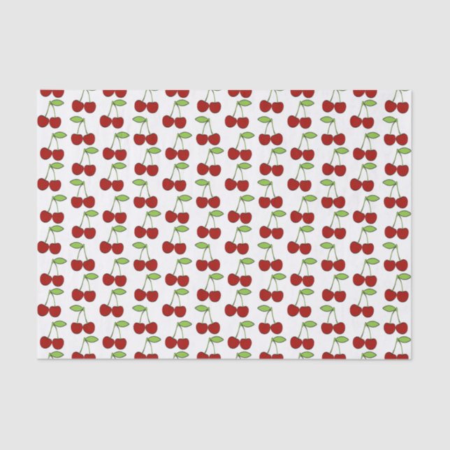 Cherry Pattern Tissue Paper (Front)