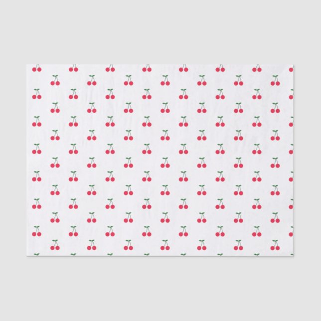 Cherry Pattern Tissue Paper (Front)