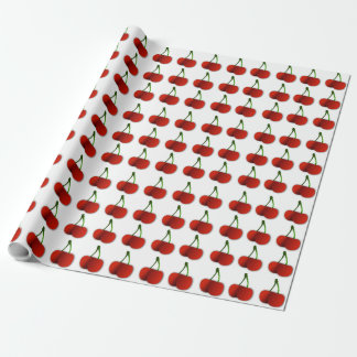 Cherry Pattern Wrapping Paper