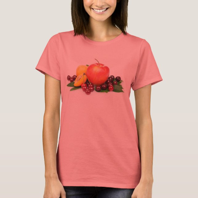 Cherry Peach Apple T-Shirt (Front)