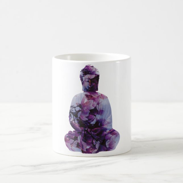 Cherry Peach Plum Damson Buddha Mug (Center)