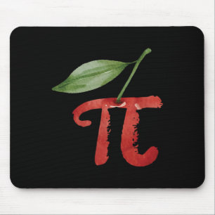 Cherry Pi Day Funny Pie Cherries 3.14 Humour Scien Mouse Pad