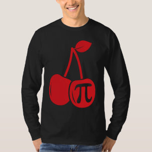 Cherry Pi Day Math Nerd Pie Teacher 3 14 Science T-Shirt