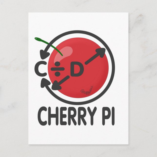 Cherry Pi Postcard (Front)