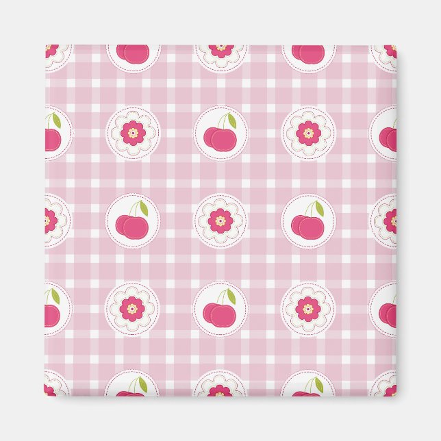 Cherry Picnic Magnet (Front)