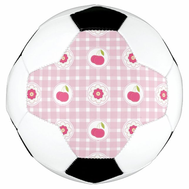Cherry Picnic Soccer Ball (Front)