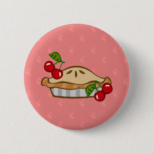 Cherry Pie 6 Cm Round Badge