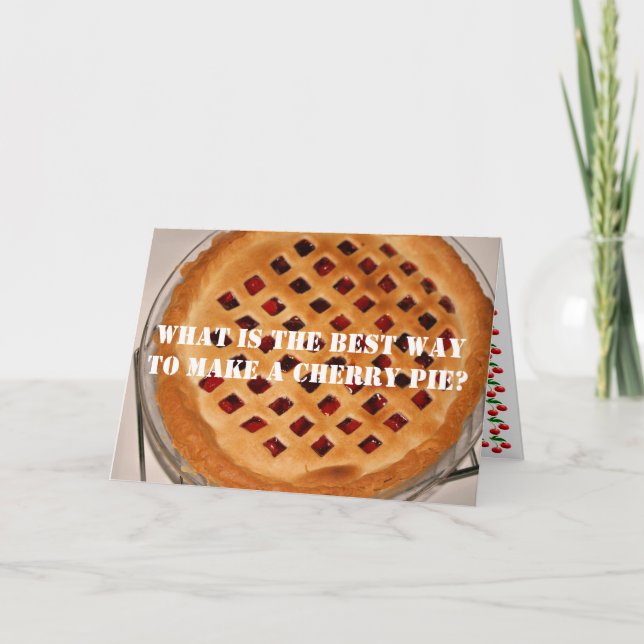 Cherry Pie Card (Front)